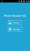 screenshot of Photo Resizer HD