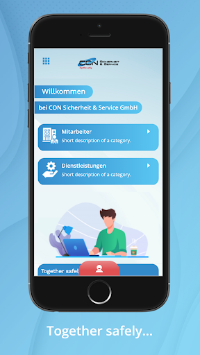 Android application CON together safely screenshort