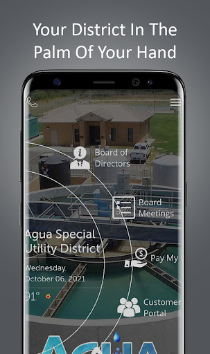 Android application Agua Special Utility District screenshort