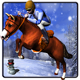 Snow Horse Run Simulator 3D icon