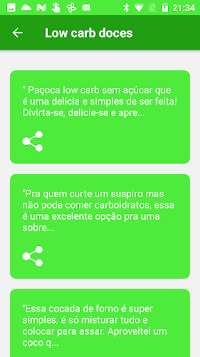 Receitas fitness e low carb Screen 2