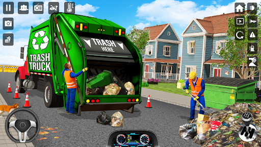 Android application Trash Truck Games Simulator 3D screenshort