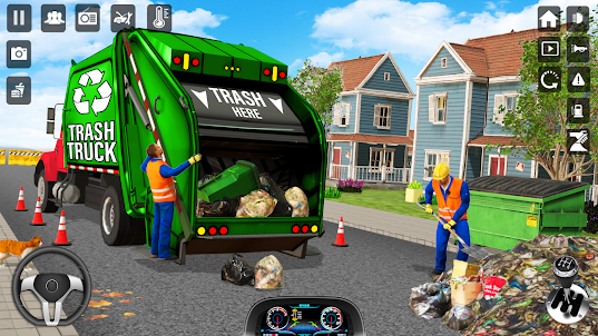 Trash Truck Games Simulator 3D