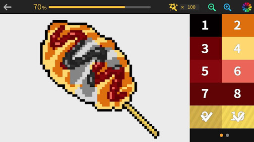 Android application Color by number & Pixel art screenshort