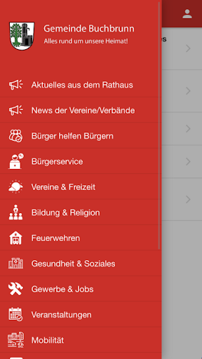 Android application Gemeinde Buchbrunn screenshort