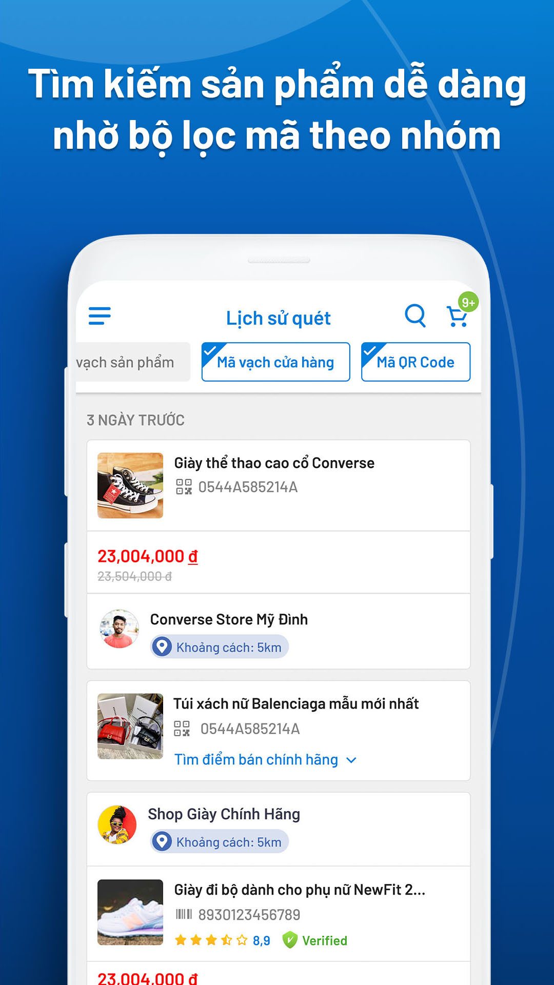 Android application iCheck Social screenshort