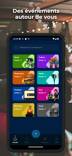 Android application Treffen screenshort