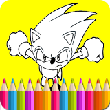 Coloring Book for sonic icon