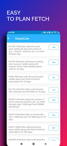 SWIPE CARE Screen 3