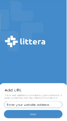 Android application Littera screenshort