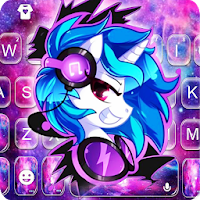 Тема для клавиатуры Cool Unicorn Monster