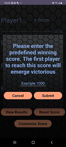 Android application Score Keeper Pro screenshort