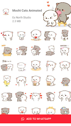 Mochi Cat Stickers - WAStickerのおすすめ画像4