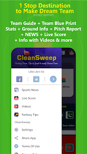 CleanSweep Team, Score & Stats