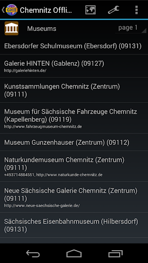 Chemnitz Offline City Map Lite Screen 3