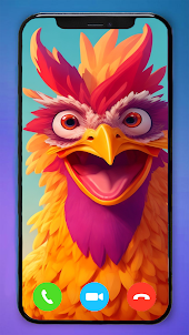 Scary Chicken Video Call
