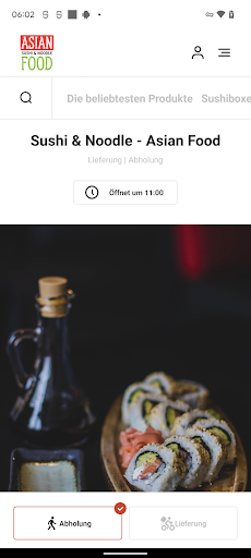 Android application Sushi & Noodle - Asian Food screenshort
