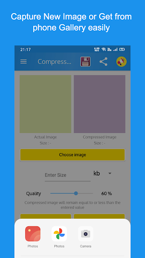 Photo Compress & Resize Screen 2