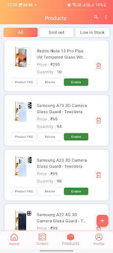 ClickedBY Seller App Screen 3