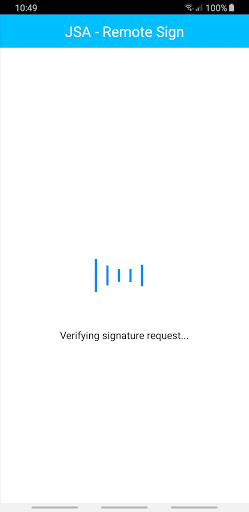 JSA Remote Sign Screen 3