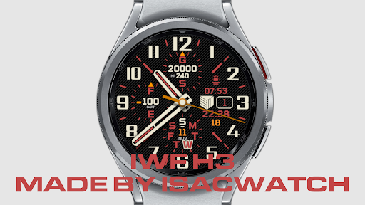 Android application IWF H3 watch face screenshort