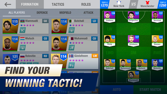 11x11: Soccer Club Manager Screenshot