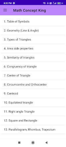 Android application Maths book by Gagan Pratap Sir screenshort
