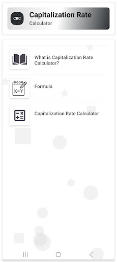 Capitalization Rate Calculator