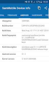 SamMobile Device Info Mod for Android Y Gallery 2
