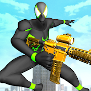 Hero At War : Spider Power Shooter Games