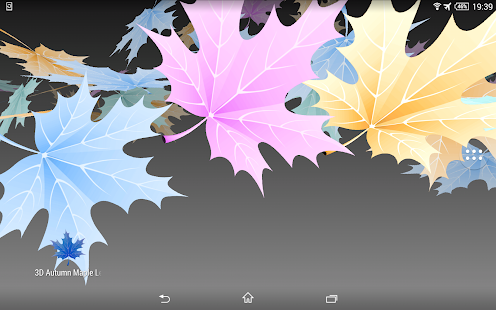 🍁🍃🍂3D Maple Leaves Wallpape Capture d'écran