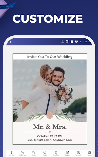 Screenshot Video Invitation Maker