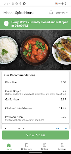 Manha Spice House Screen 2
