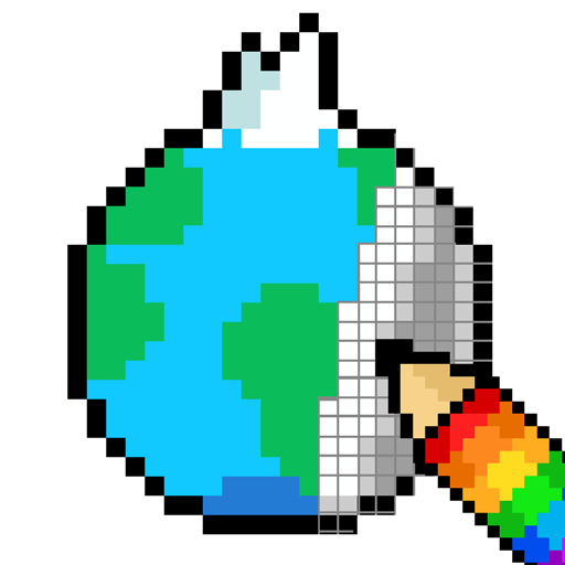 Pixel Art : World travel  Icon