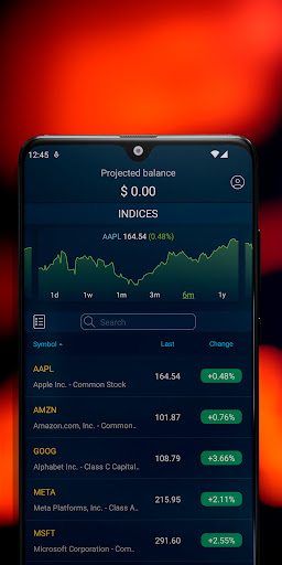 Android application Tradoverse screenshort