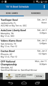 College Football Bowl Schedule