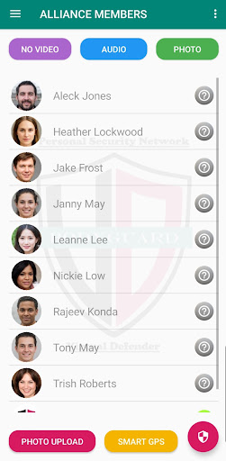 Android application Bodyguard screenshort