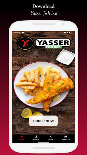 Android application Yasser Fish Bar Birmingham screenshort
