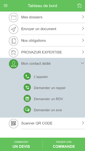 Provazur Expertise Screen 3