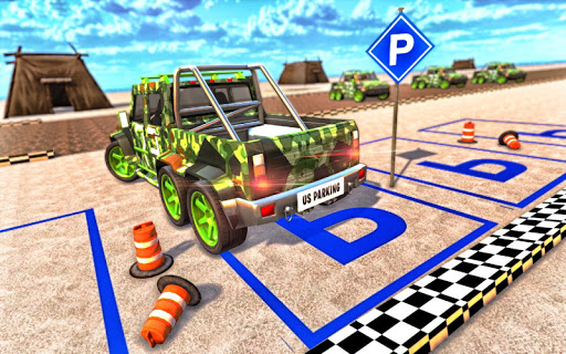 US Army Car Parking Sim Driving School