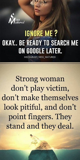 StrongWomen Inspiration Quotes Screen 2