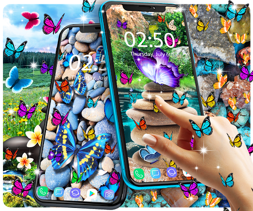 Android application Butterfly HD live wallpaper screenshort