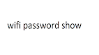 screenshot of WiFi Password Show