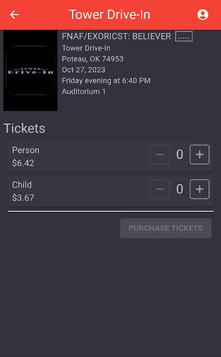 Android application Tower Drive-In screenshort