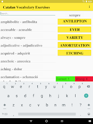 Catalan Vocabulary Exercise