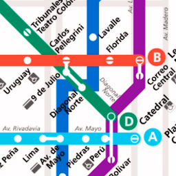 Icon image Buenos Aires Metro Map
