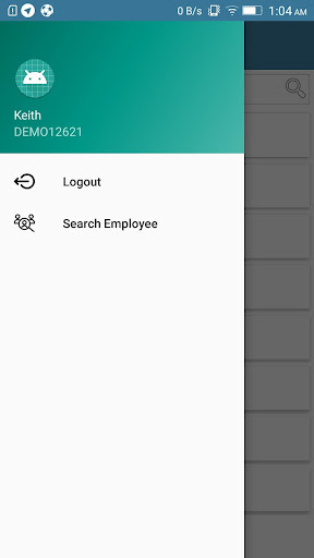 Android application MyAttendanceMaster screenshort