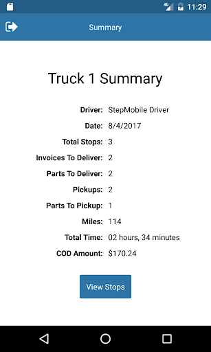EZRoute Screen 2