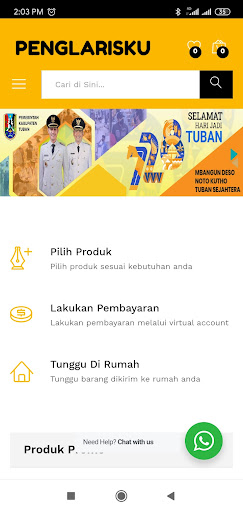 Android application penglarisKU screenshort