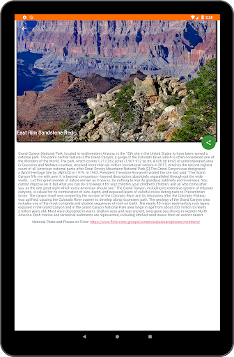 Learning with National Parks